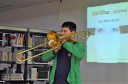 Diogo Bastos no trombone
